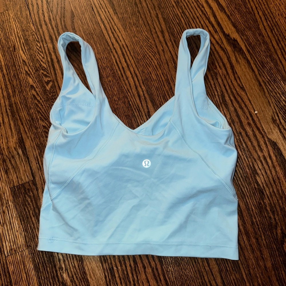lululemon align tank sky blue size 2